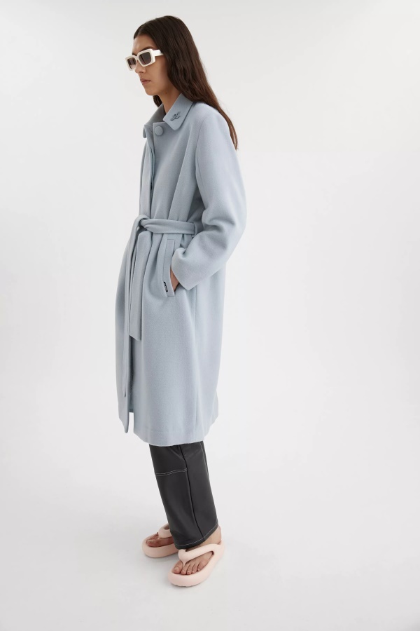 Axel Arigato Skyway Blue Millenium Wool Coat