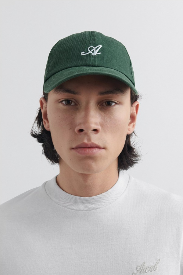 Axel Arigato Washed Green Washed Signature Cap