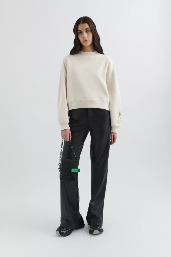 Axel Arigato Pale Beige Solid Sweatshirt