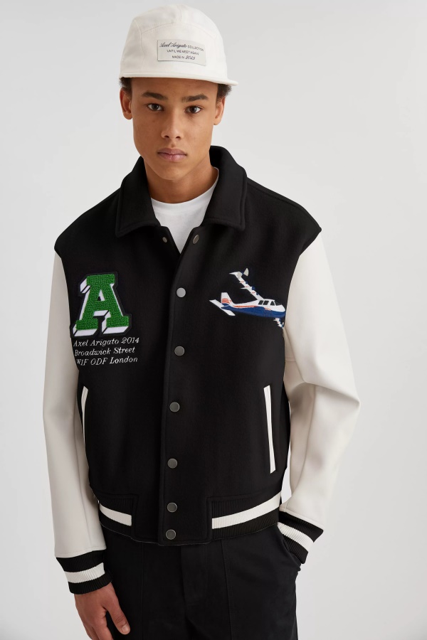 Mayday Varsity Bomber Black Axel Arigato