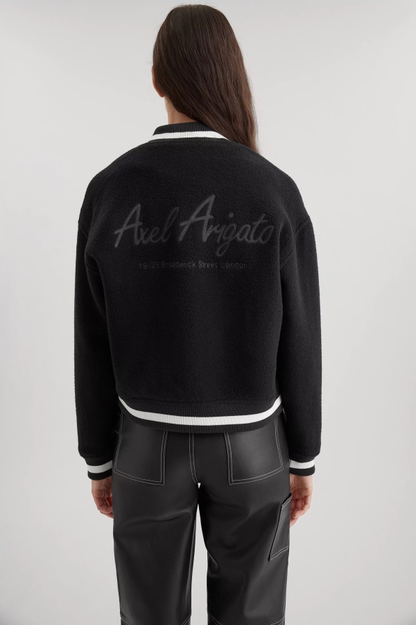Axel Arigato Black Off Court Bomber Jacket