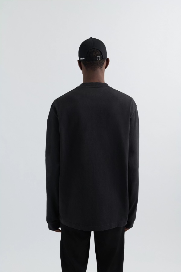 Axel Arigato Staple Long-Sleeve T-Shirt Black