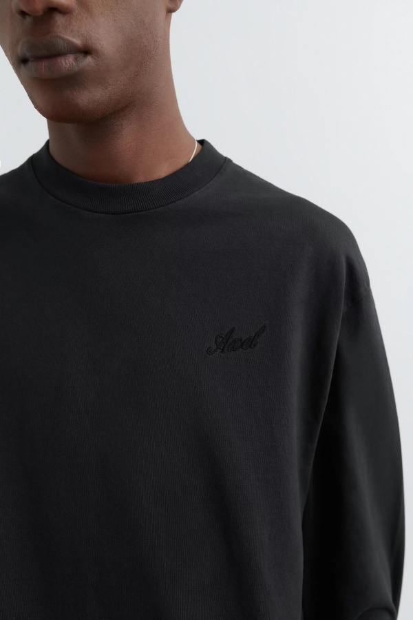 Axel Arigato Staple Long-Sleeve T-Shirt Black