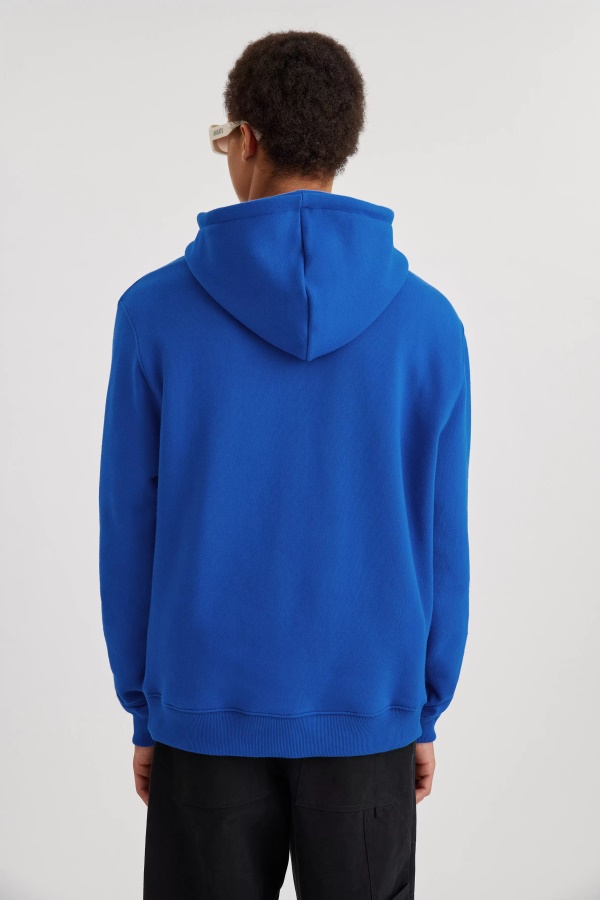 Axel Arigato College Logo Hoodie Klein Blue