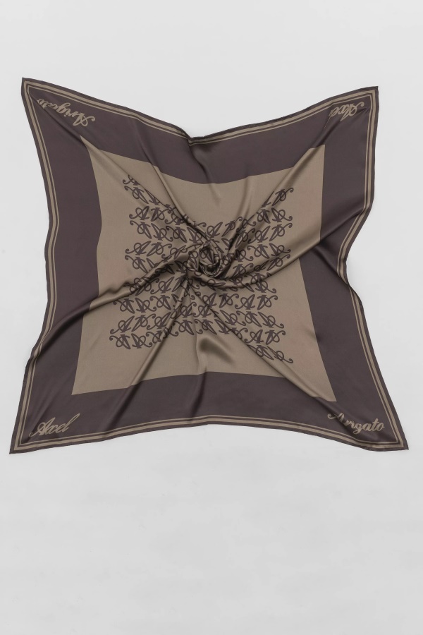 Audrey Silk Scarf Axel Arigato Molﾨﾦ Shitake