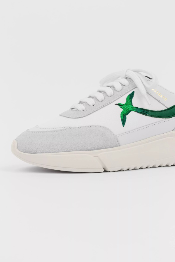 Genesis Stripe Bee Bird White green Axel Arigato