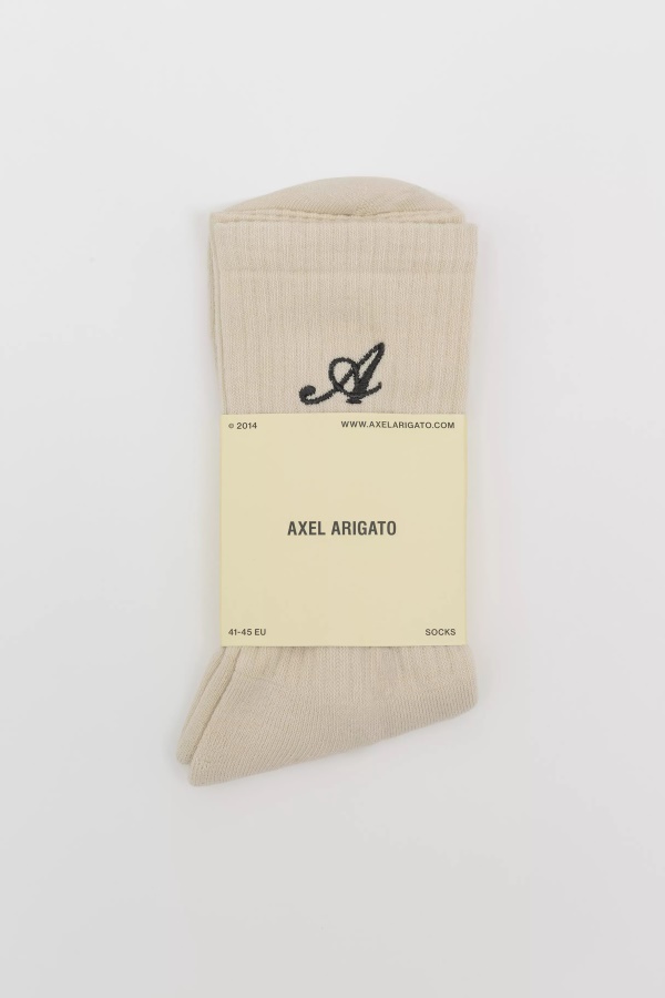 Signature Socks Pale Beige Axel Arigato
