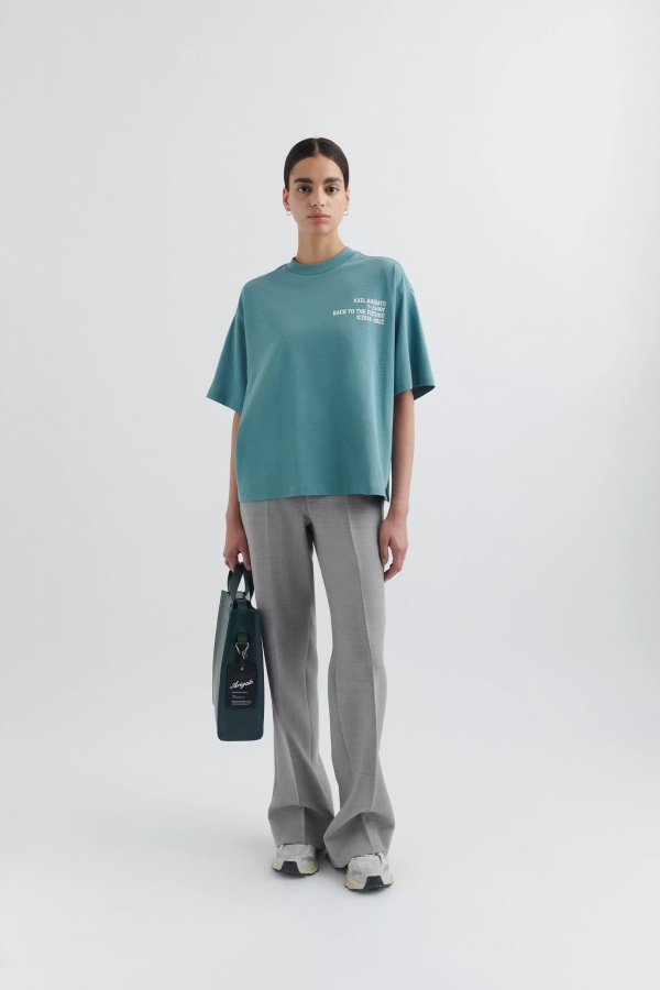 Era T-Shirt Light Petrol Blue Axel Arigato