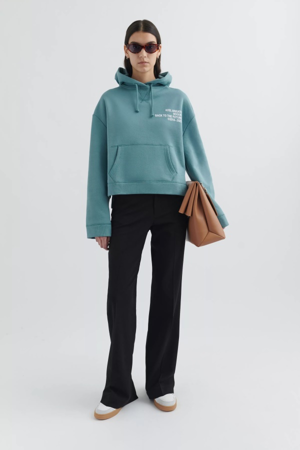 Cure Cropped Hoodie Brittany Blue Axel Arigato