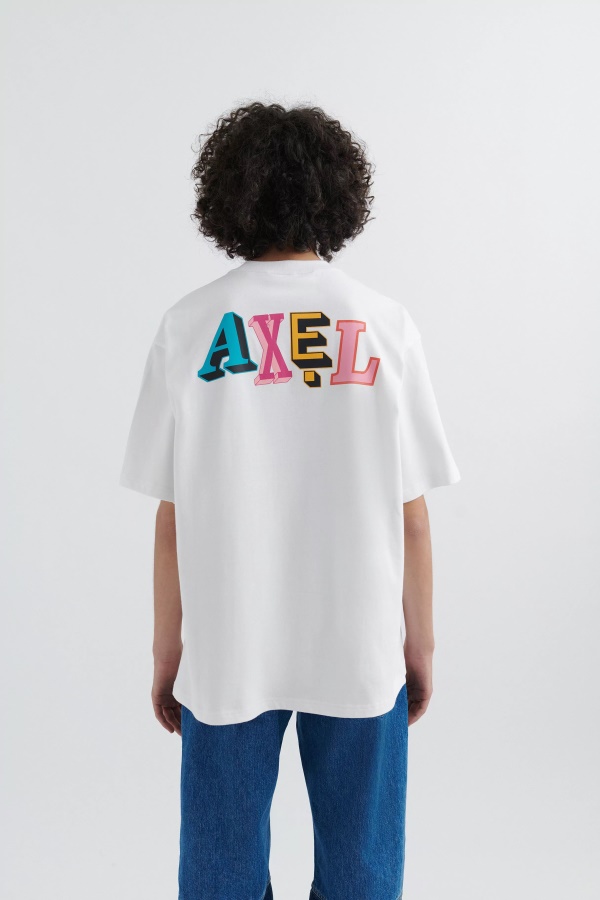 Axel Arigato White Acronym Monogram T-shirt