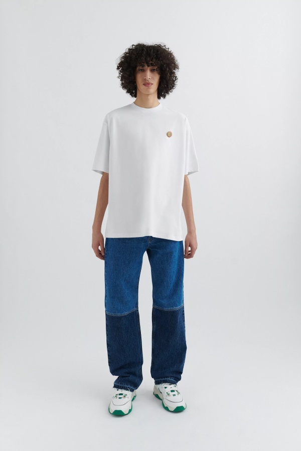 Axel Arigato White Acronym Monogram T-shirt