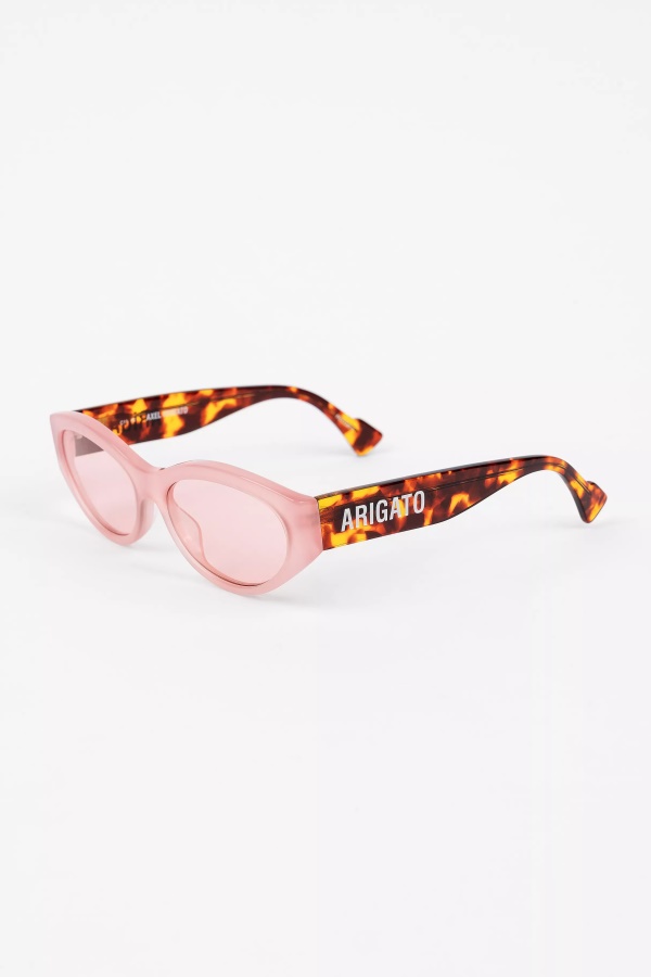 Axel Arigato Milky Pink Havana Tonia Cat-Eye Sunglasses