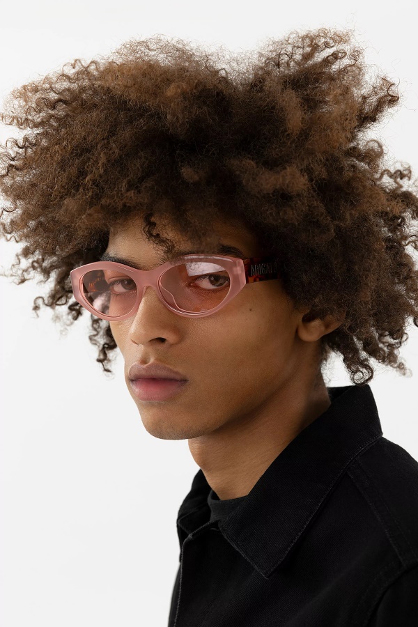 Axel Arigato Milky Pink Havana Tonia Cat-Eye Sunglasses