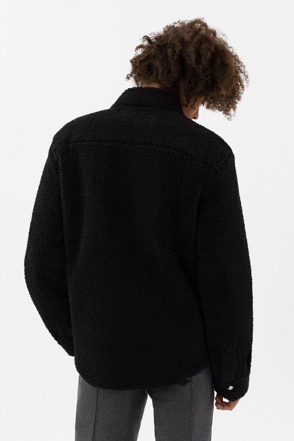 Aspen Teddy Overshirt Axel Arigato Black