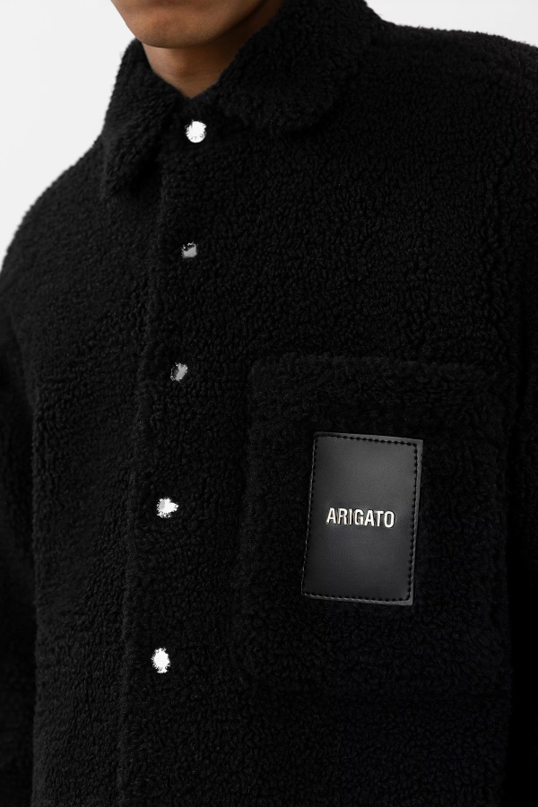 Aspen Teddy Overshirt Axel Arigato Black