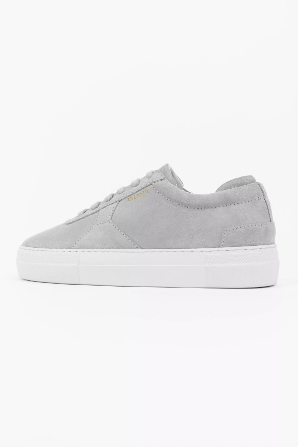 Axel Arigato Light Grey Platform Suede