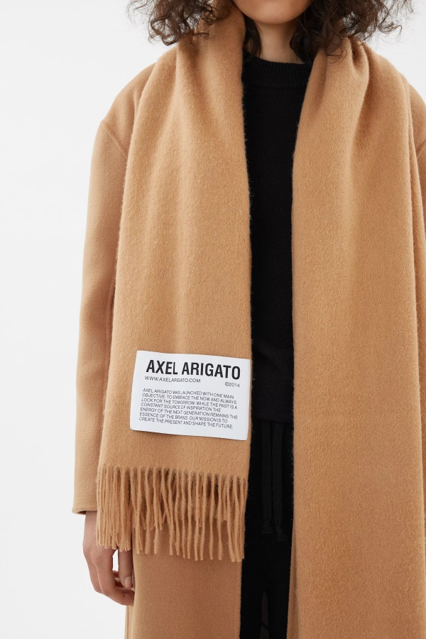 Axel Arigato Logo B Bel Scarf Beige