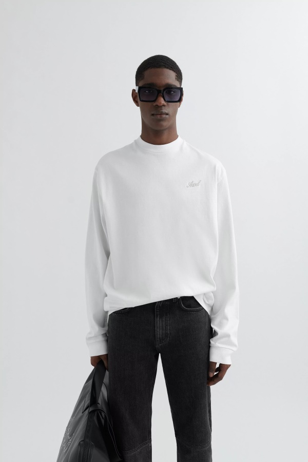 Staple Long-Sleeve T-Shirt White Axel Arigato
