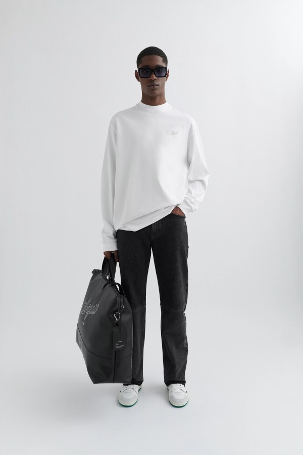 Staple Long-Sleeve T-Shirt White Axel Arigato